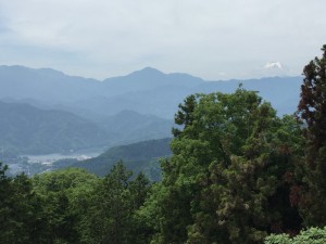 景信山烽火台から見える富士山